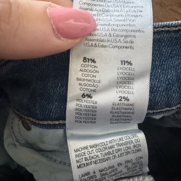 MOTHER The Runaway Step Fray Jeans Leaps and Bounds Blue Wash Size 25 - Picture 3 of 9